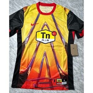 Nike Stadium Soccer Jersey Tuned Air Tailwind “What The” Tn Air Flames Small NEW